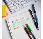 Stylo roller Pentel Energel BL77 rétractable pointe 0,7 mm - écriture moyenne