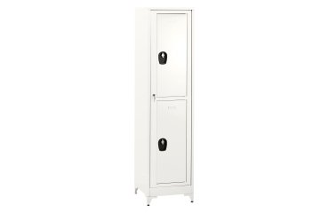 Vestiaire sur pied avec casiers visitables - démontable - 1 colonne 2 portes