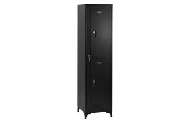 Vestiaire sur pied avec casiers visitables - démontable - 1 colonne 2 portes