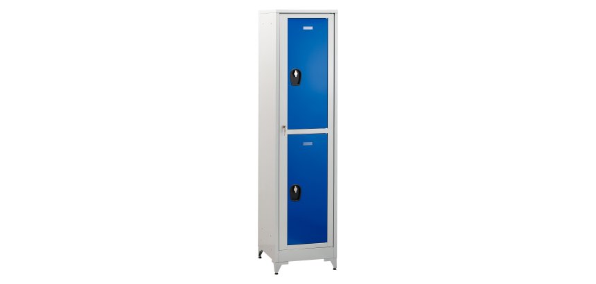 Freestanding locker with accessible compartments - detachable - 1 column 2 doors
