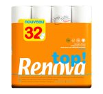 Papier toilette double épaisseur Renova Top - 32 rouleaux de 140 feuilles