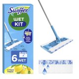 Balai Swiffer Wet Kit + lingettes sol humides