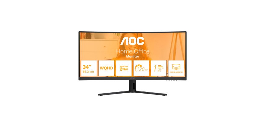 AOC B3 CU34B3E Flachbildschirm 86,4 cm (34") 3440 x 1440 LED schwarz