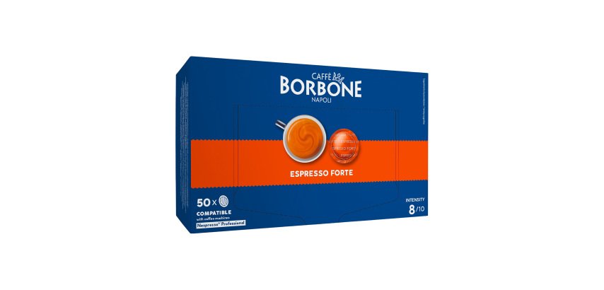Capsule compatibili Nespresso®* Professional Espresso Forte - Caffè Borbone - 50 pz