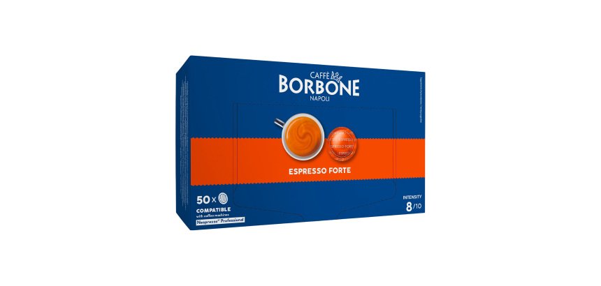 Capsule compatibili Nespresso®* Professional Espresso Forte - Caffè Borbone - 50 pz