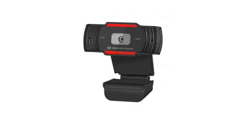 Webcam Conceptronic AMDIS 1080P FHD 1920 x 1080 Pixeles USB-A 2.0