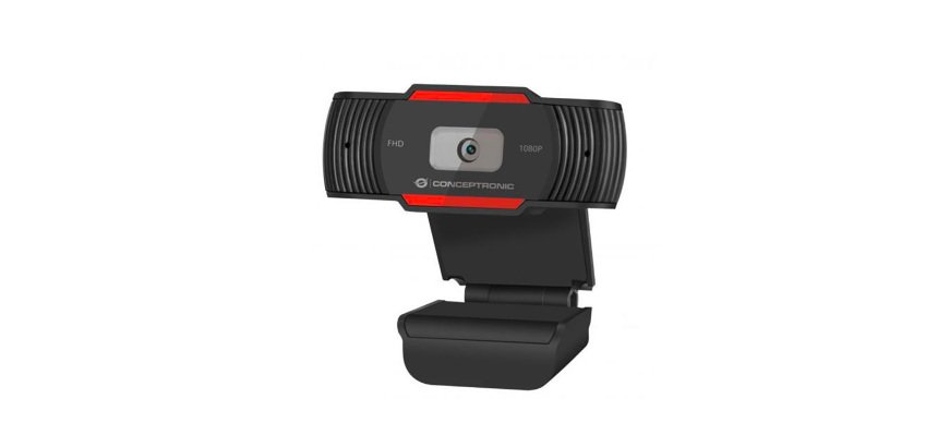 Webcam Conceptronic AMDIS 1080P FHD 1920 x 1080 Pixeles USB-A 2.0