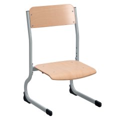 Chaise scolaire appui table et réglable en hauteur - SYLLAB Maternelle