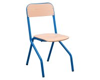 Silla escolar apoyo mesa Matteo - Talla 5 - patas azules