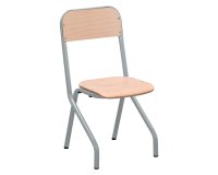 Silla escolar apoyo mesa Matteo - Talla 2 - 2º Infantil - patas grises