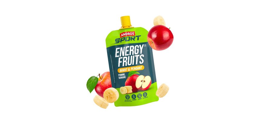 Compote Energy Fruits Apfel Banane Andros Sport - Beutel mit 114 g