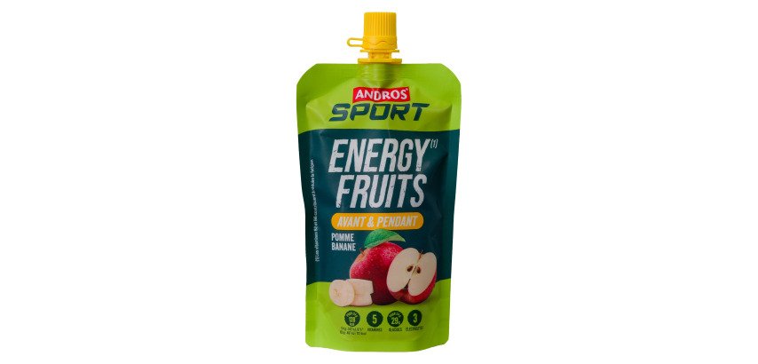 Compote Energy Fruits Apfel Banane Andros Sport - Beutel mit 114 g
