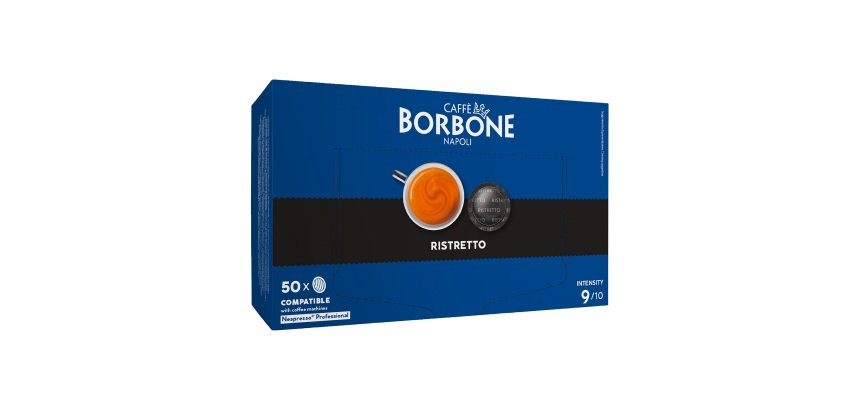 Capsule compatibili Nespresso®* Professional Ristretto - Caffè Borbone - 50 pz