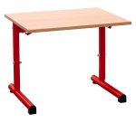 Table scolaire 1 place SYLLAB L.60 cm plateau hêtre - taille 1 à 4 pour Maternelle à CP