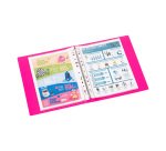 Classeur 4 anneaux plastifié Viquel Feel'Easy A4 maxi - Dos 4 cm
