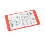 Classeur 4 anneaux plastifié Viquel Feel'Easy A4 maxi - Dos 4 cm