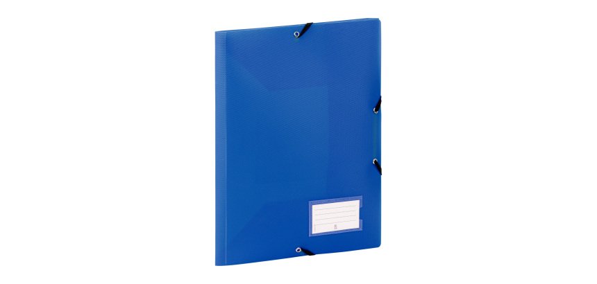 Chemise à élastiques plastique 3 rabats Viquel Fell'Easy 24 x 32 cm dos 1,5 cm