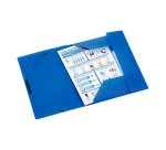 Chemise à élastiques plastique 3 rabats Viquel Fell'Easy 24 x 32 cm dos 1,5 cm