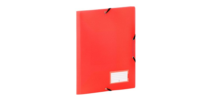 Chemise à élastiques plastique 3 rabats Viquel Fell'Easy 24 x 32 cm dos 1,5 cm