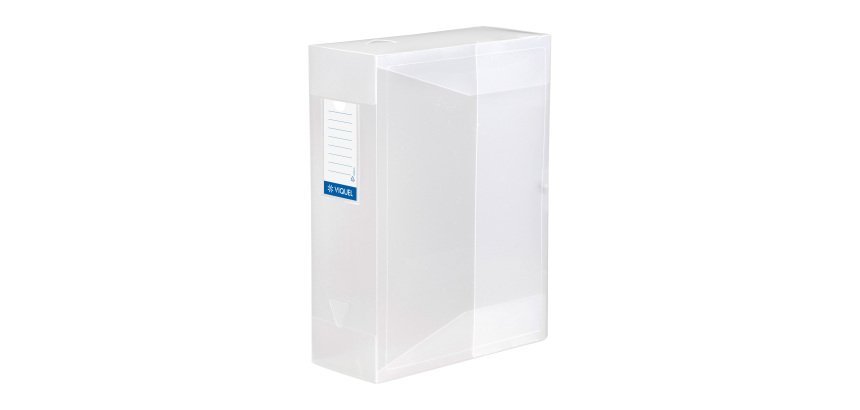 BOITE DE CLASSEMENT CLASS DOC A4 DOS 10 CM INCOLORE - PROPYGLASS