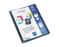 PORTE VUES PERSONNALISABLE 40 VUES NOIR PROPYGLASS