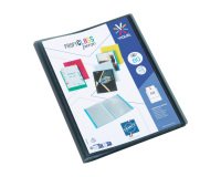 PORTE VUES PERSONNALISABLE 80 VUES NOIR PROPYGLASS