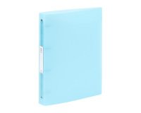 Classeur 4 anneaux plastifié Viquel Propysoft A4 maxi - Dos 4 cm, bleu