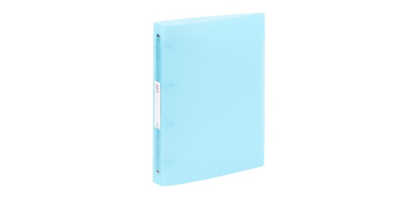 Classeur 4 anneaux plastifié Viquel Propysoft A4 maxi - Dos 4 cm
