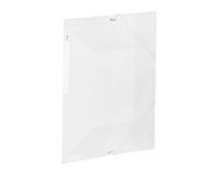 Chemise à élastique 3 rabats plastique Viquel Propysoft 24,5 x 32 cm dos 1,5 cm - incolore