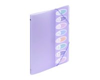 Trieur plastique Viquel Propysoft 8 divisions 25,5 x 32 cm, lavande