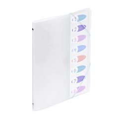 Trieur plastique Viquel Propysoft 8 divisions 25,5 x 32 cm