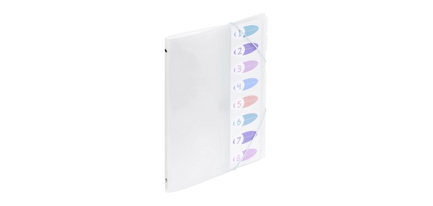 Trieur plastique Viquel Propysoft 8 divisions 25,5 x 32 cm