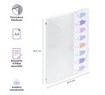 Trieur plastique Viquel Propysoft 8 divisions 25,5 x 32 cm