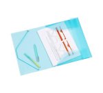 Chemise à élastique 3 rabats plastique Viquel Propysoft 24,5 x 32 cm dos 1,5 cm