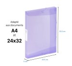 Boîte de classement plastique Coolbox Viquel Propysoft - Dos 3 cm
