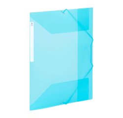 Chemise à élastique 3 rabats plastique Viquel Propysoft 24,5 x 32 cm dos 1,5 cm