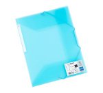 Chemise à élastique 3 rabats plastique Viquel Propysoft 24,5 x 32 cm dos 1,5 cm