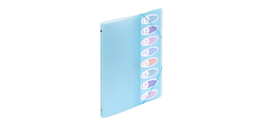 Trieur plastique Viquel Propysoft 8 divisions 25,5 x 32 cm