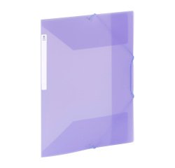 Chemise à élastique 3 rabats plastique Viquel Propysoft 24,5 x 32 cm dos 1,5 cm