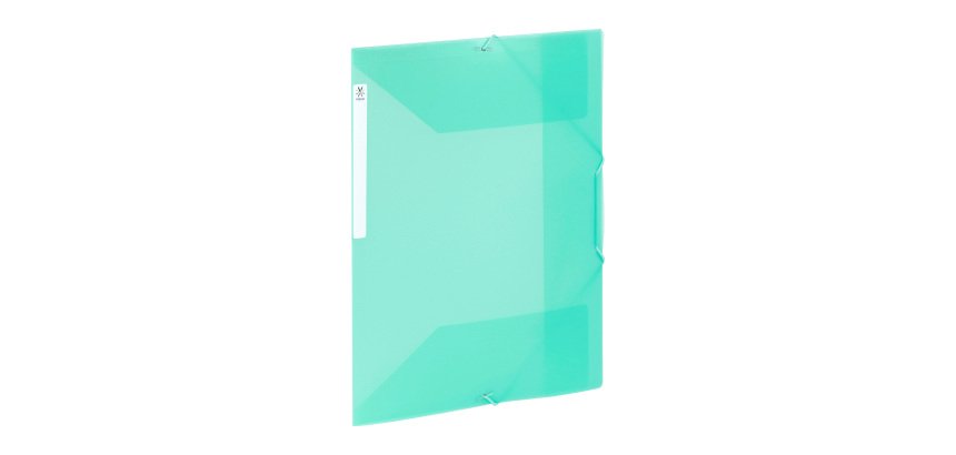 Chemise à élastique 3 rabats plastique Viquel Propysoft 24,5 x 32 cm dos 1,5 cm