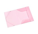 Chemise à élastique 3 rabats plastique personnalisable Viquel Propysoft 24,5 x 32 cm dos 1,5 cm