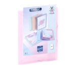Chemise à élastique 3 rabats plastique personnalisable Viquel Propysoft 24,5 x 32 cm dos 1,5 cm