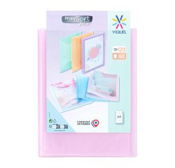 Protège-documents Viquel Propyglass polypropylène A4 60 pochettes - 120 vues