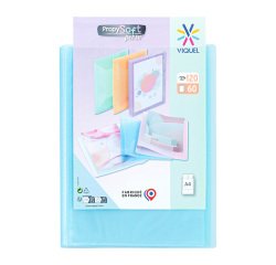Protège-documents Viquel Propyglass polypropylène A4 60 pochettes - 120 vues