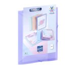 Chemise à élastique 3 rabats plastique personnalisable Viquel Propysoft 24,5 x 32 cm dos 1,5 cm