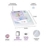 Protège-documents Viquel Propyglass polypropylène A4 60 pochettes - 120 vues