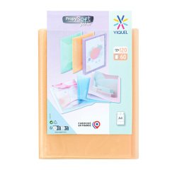 Protège-documents Viquel Propyglass polypropylène A4 60 pochettes - 120 vues