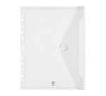 POCHETTE ENVELOPPE PERFOREE A4 POLYPROPYLENE INCOLORE