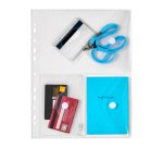 A4 SHEET PROTECTOR WITH 3 COMPARTMENTS PP COLORLESS