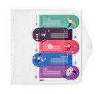 POCHETTE ENVELOPPE PERFOREE A4 POLYPROPYLENE INCOLORE